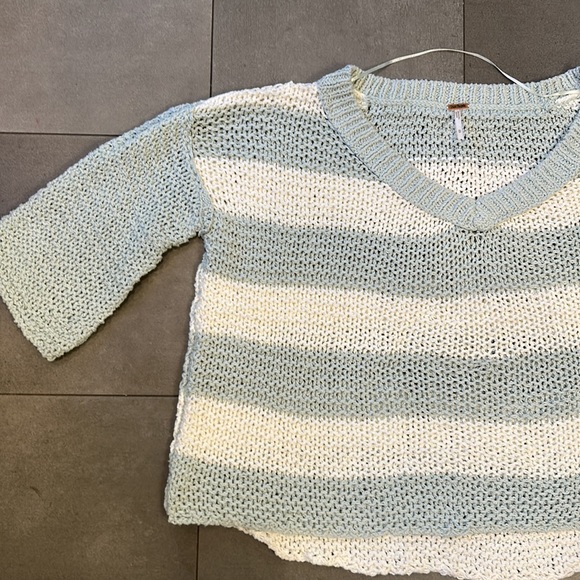 Free People Loose Fitting Crocheted Sweater - Picture 2 of 9